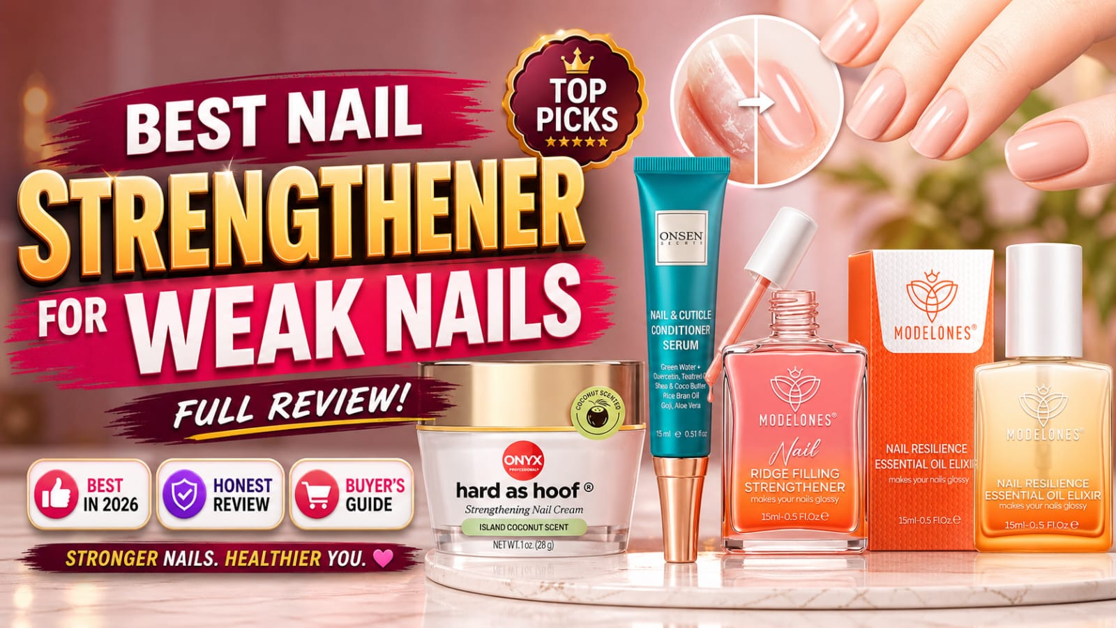 Best Nail Strengthener for Weak Nails