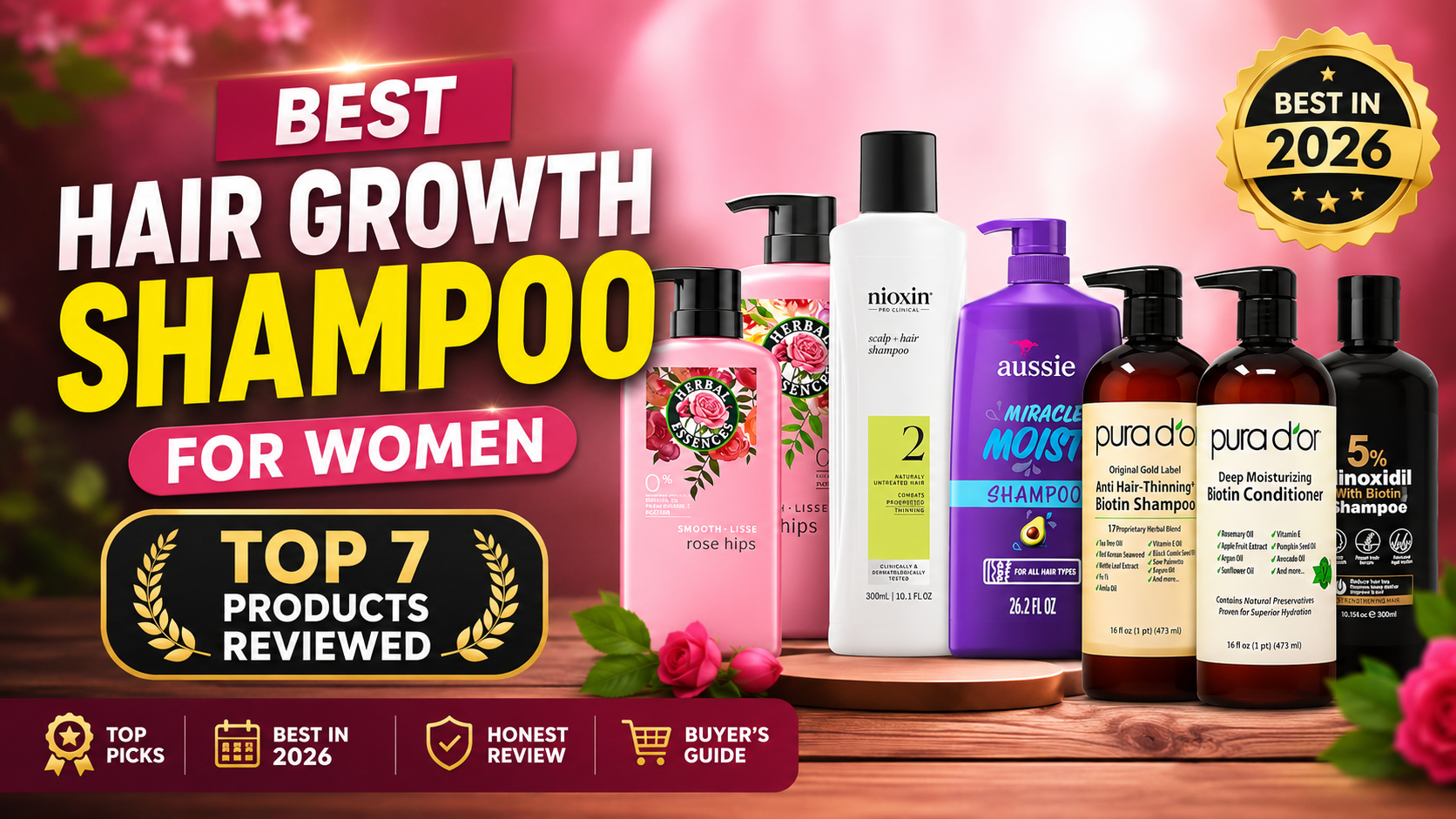 Best Hair Growth Shampoo for Women (2026)